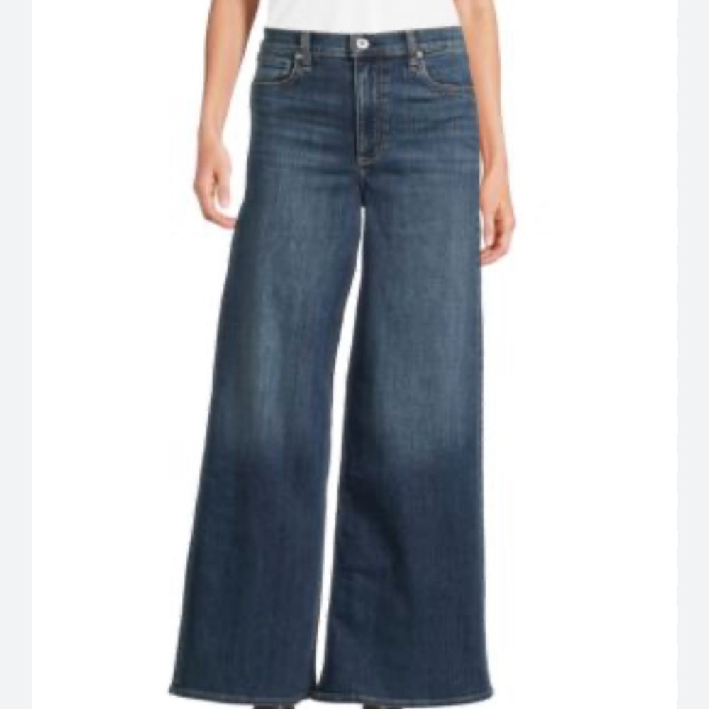 Rag & Bone Serena High Rise Blue Wide-Leg Jeans size 24 - Picture 13 of 13